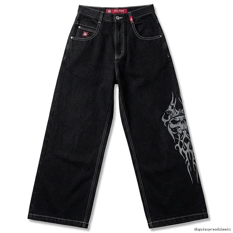 Y2K style black jeans