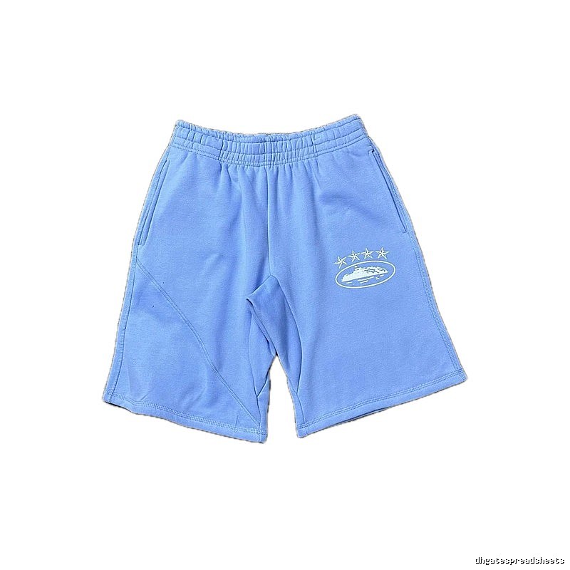Corteiz casual light blue shorts