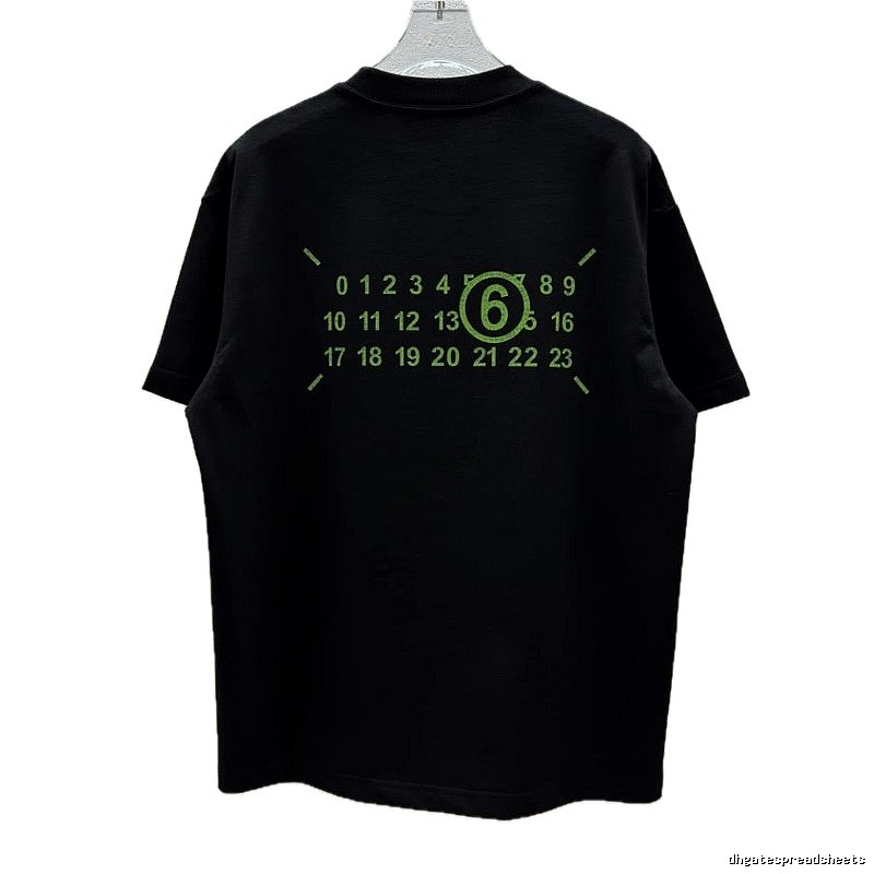 Maison Margiela MM6 Street Style Black T-Shirt