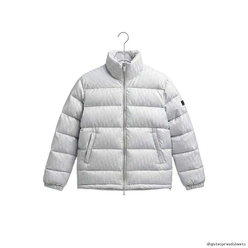 Simple-style white Dior down jacket