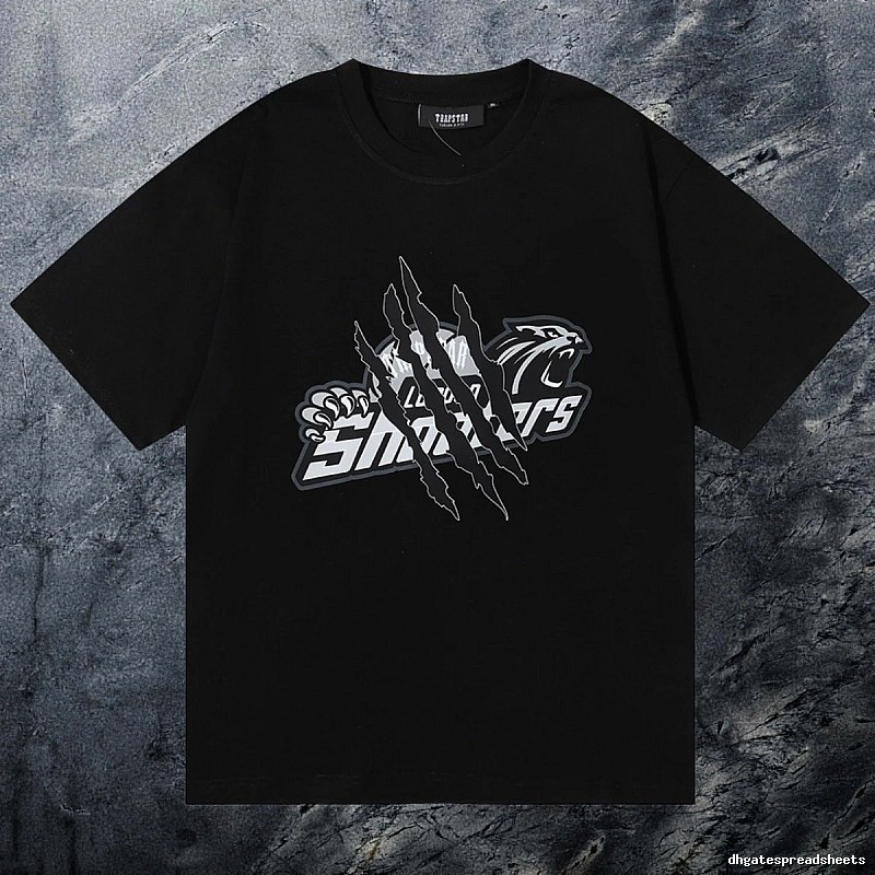 Trapstar Urban Keys graphic T-shirt Black White Key with Statement Pattern